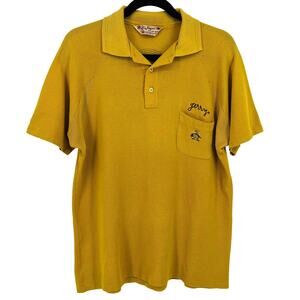 Vtg Munsingwear King Penguin Jerry Wilson Freight Bowling Polo Shirt Sz L 60s